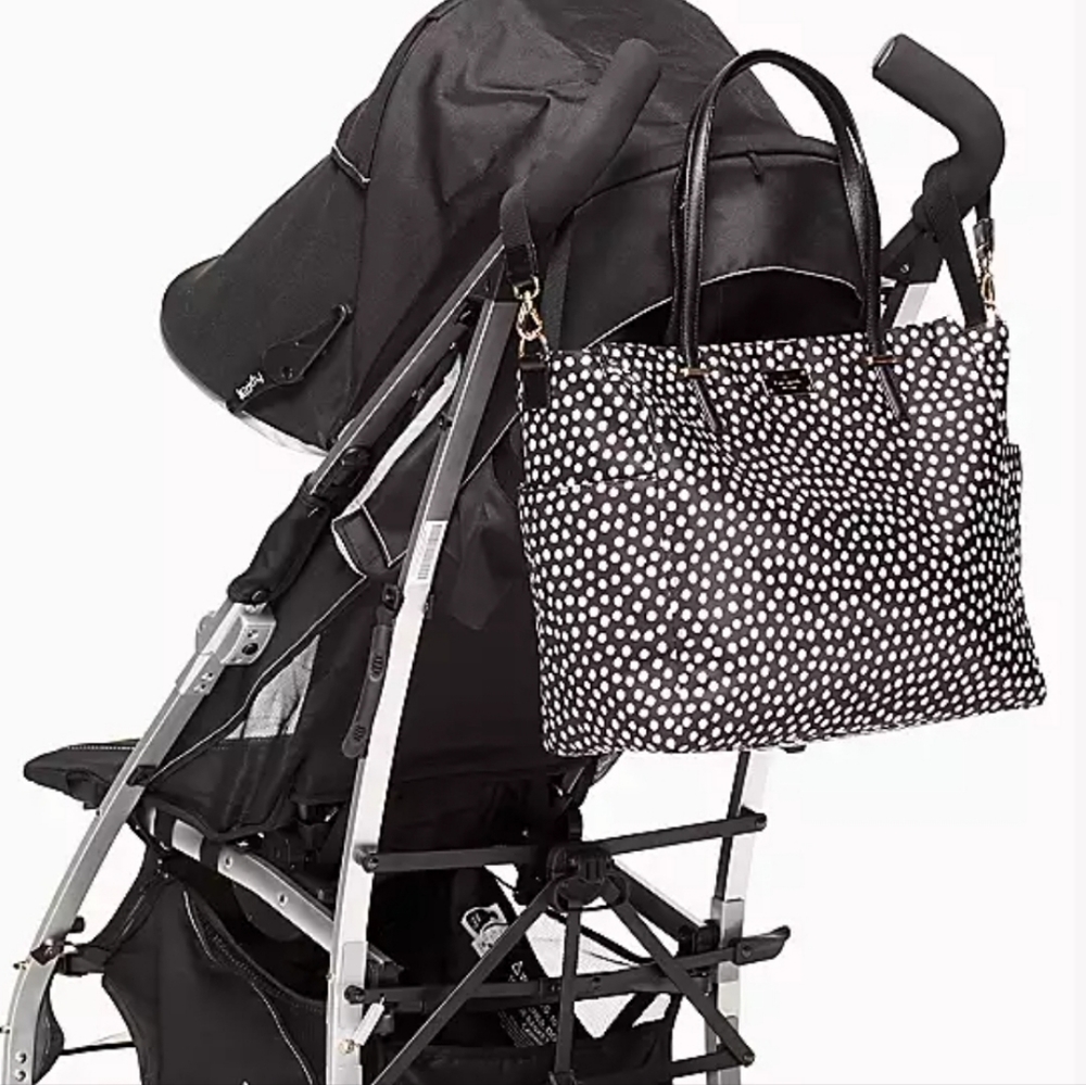 Kate Spade Black and White Travel Bag